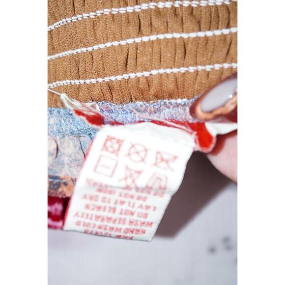 Flying Tomato Boho Cottagecore Long Sleeve Midi Dress – Smocked Waist – Size M - Picture 14 of 14